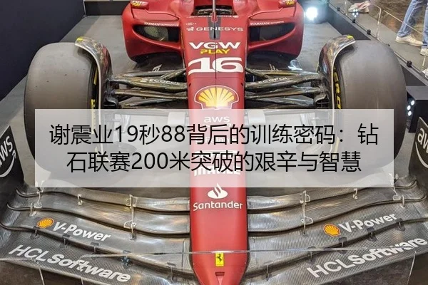 谢震业19秒88背后的训练密码：钻石联赛200米突破的艰辛与智慧